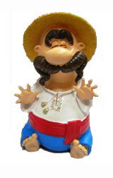 Large clay Ukrainian souvenir